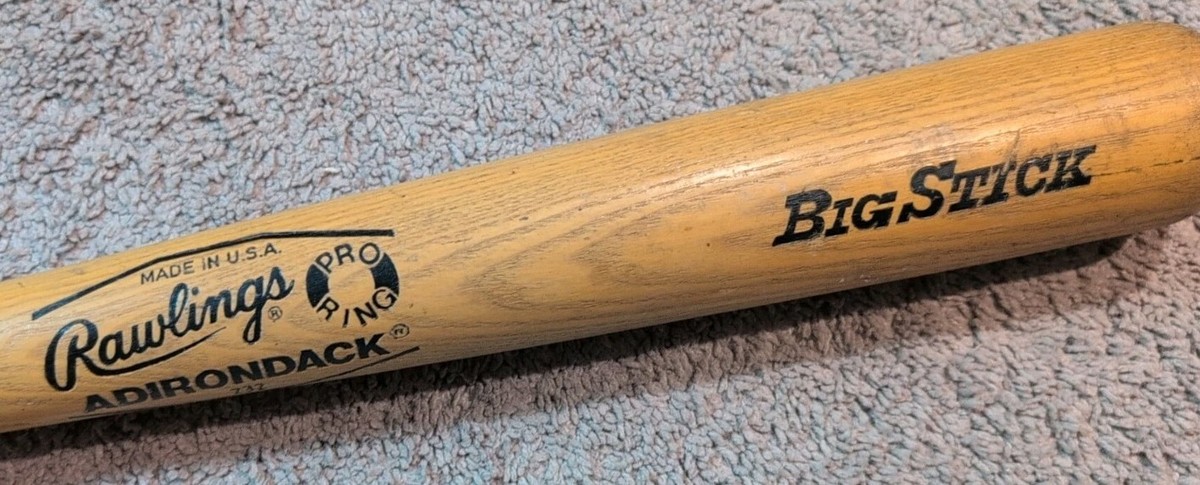 Rawlings Pro Ring Big Stick Adirondack Wood Baseball Bat 34” 232