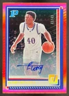 Flory Bidunga 2025-26 Panini Donruss Auto Red RC Jayhawks /49