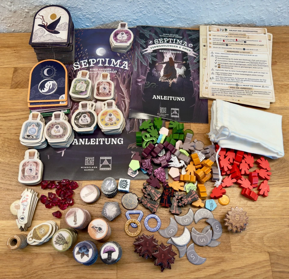 Septima mit Erweiterung Verwandlungen und Omen - Mindclash Games - Deutsch - Bild 3 von 4
