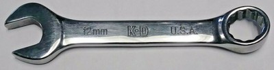 KD Tools 66612 12mm Stubby Combination Wrench 12 Point USA