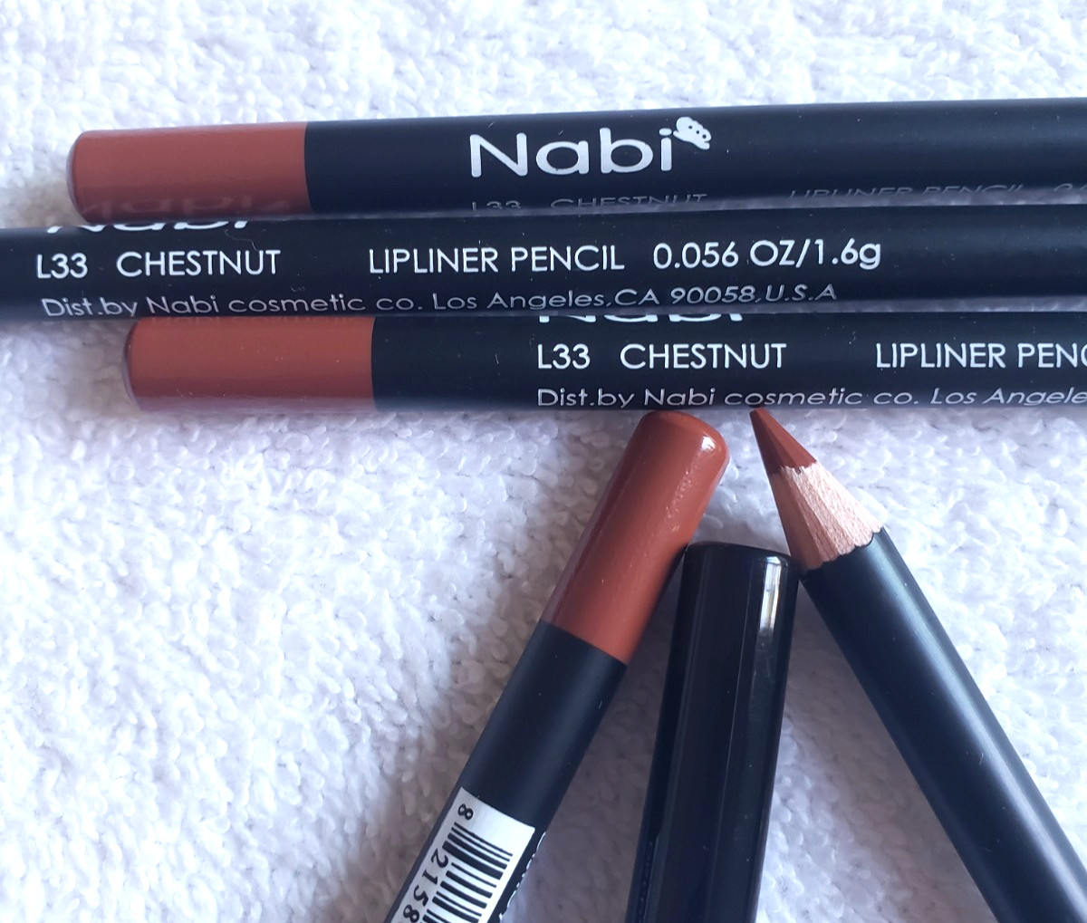 Lip Liner Pencil 12 Lip Liners Lot Select your Color Nabi Brand 7.5"