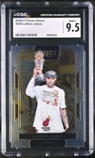 2016 Panini Select #289 LeBron James Courtside CGC 9.5