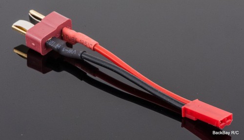 T-Plug (Deans Style) Male To JST Adapter with 5CM (2 inches) 20awg Wire - Picture 2 of 2