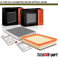 Engine & Activated Carbon Cabin Air Filter for Kia Magentis2005-2006 Optima