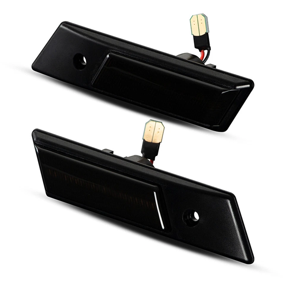 For 92-96 BMW E36 3-Series 318 328 325 Sequential LED Fender Side Marker Lights - Изображение 4 из 4