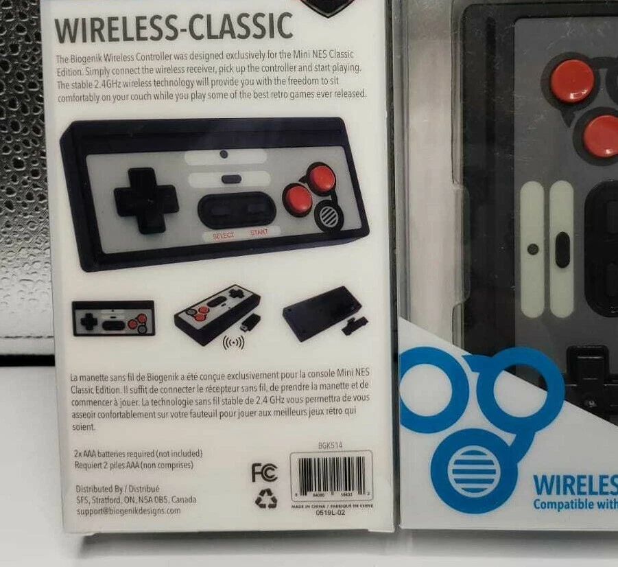 Brand New Wireless Controller for the NES Classic Edition Lot Of 2