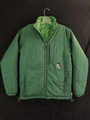 VTG Stussy Reversible Puffer Jacket Quilted All Over Print Men S