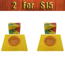 Rosin for Violin - Viola - Cello Bow, Round Shape [2 Pack]