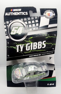 Nascar Authentics 2024 Wave 3 Ty Gibbs 54 Interstate Batteries Toy Race Car New 