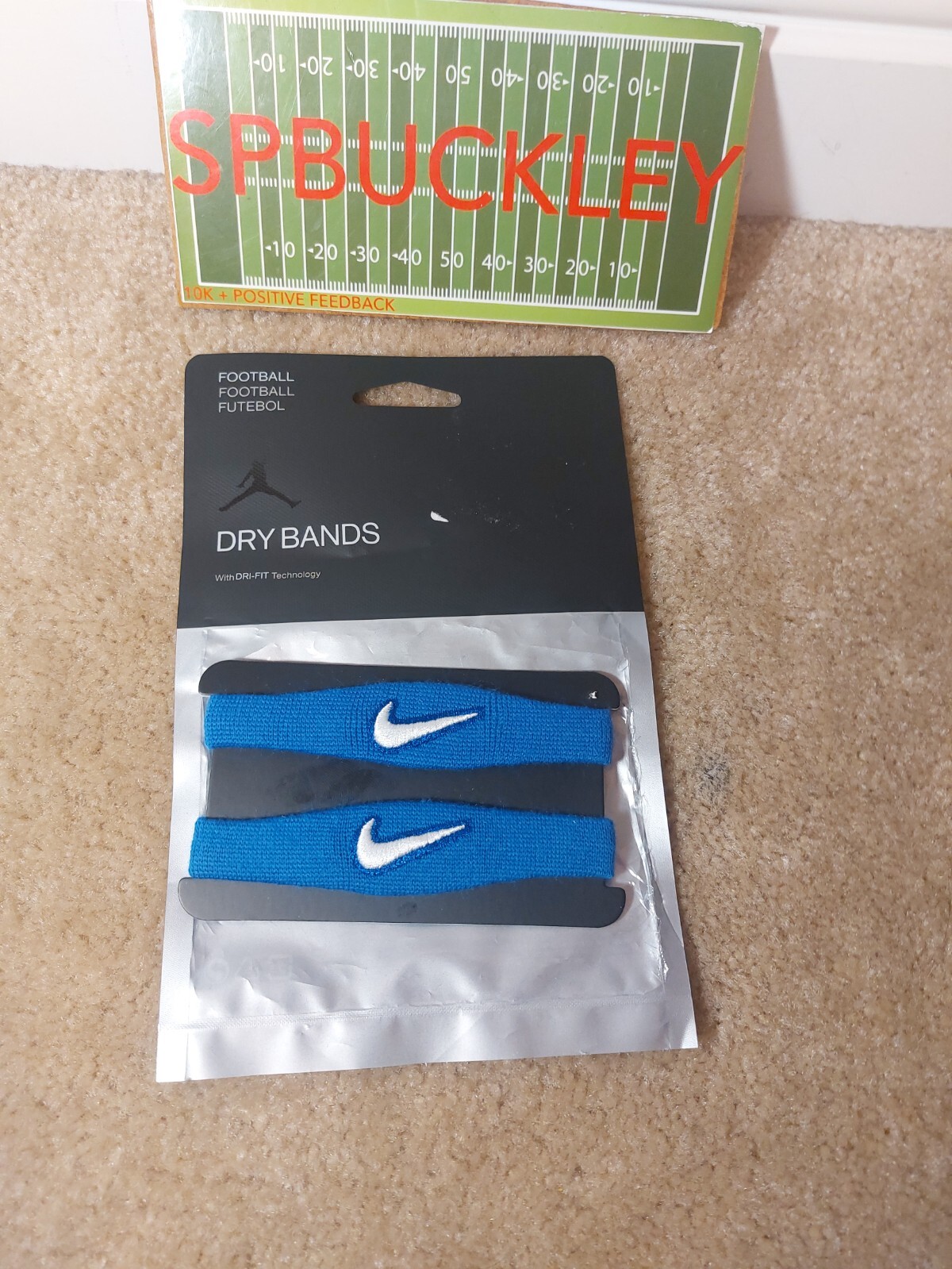NIKE BICEP BANDS FOOTBALL, BLUE / WHITE, ONE SIZE ADULT, PAC494400