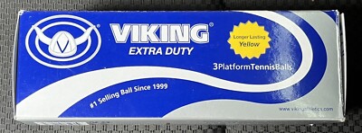 Viking Extra Duty Platform Tennis Balls, 3-pack - Yellow - Brand New In Box