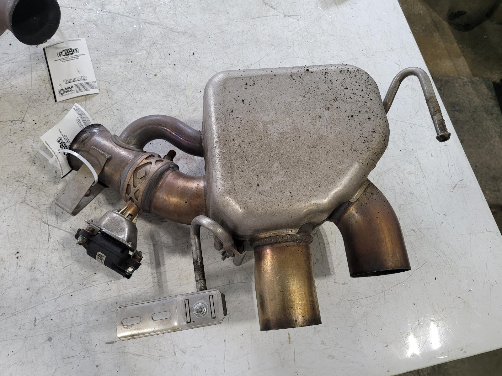 2017-2020 Ferrari Portofino OEM REAR PASSENGER SILENCER; PART# 760990