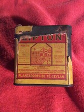 LIPTON'S TEA EMPTY TIN PLANTER COLLECTIBLE CEYLON