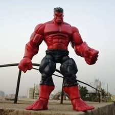 Hasbro Red Hulk Action Figure 8 old loose
