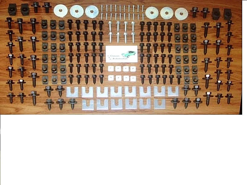 210pc Front Sheet Metal Hardware Kt Chevrolet Nova  Pickup Truck GMC Impala - Image 3 of 3