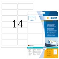 Herma 10016 Repositionierbare Adressetiketten A4 99,1X38,1 Mm Weiß Movables Papi