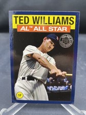 2021 Topps Series 2 1986 Topps All-Star Ted Williams Blue Parallel #86AS-26