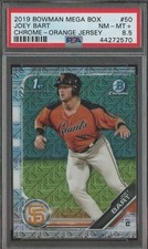 Joey Bart 2019 Bowman Mega Box Mojo Refractor RC Rookie Card BCP-50 PSA 8.5 NM+