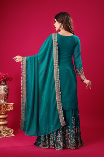Indian Salwar Kameez Suit Designer Pakistani Bollywood Party Wear Wedding Dress - Picture 18 of 64