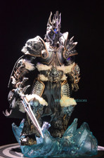 Customized 1/12 World of Warcraft Lich King Arthas Solider Painted Action Figure