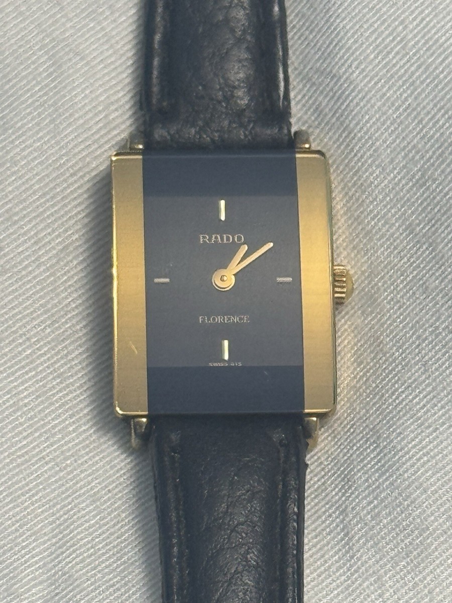 Rado Florance Watch Jewels Swiss Quartz Black Gold