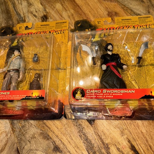 Disney Park Edition Indiana Jones Cairo Swordsman Action Figure Lot New Rare Set - Picture 7 of 8