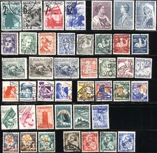 NETHERLANDS Scott# B33-B76 SEMI-POSTAL Stamps Postage Collection 1928-1934 USED