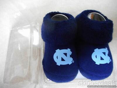 NORTH CAROLINA TAR HEELS BABY NEWBORN NON-KICK OFF BOOTIES NORTH CAROLINA TAR HEELS BABY NEWBORN NON-KICK OFF BOOTIES
