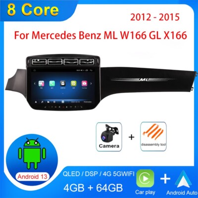 13.3'' Car Radio For Mercedes Benz ML GL 2012-2015 Android 13 GPS Navig Player 4G