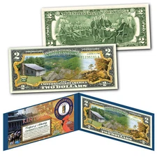 CUMBERLAND GAP America the Beautiful PARKS Kentucky Official $2 U.S. Bill