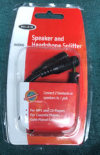 Belkin F8V234 Speaker and Headphone Splitter Black