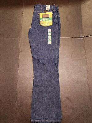 New Old Stock Vintage Wrangler 36x 31 Cowboy Cut Slim Fit Denim Jeans