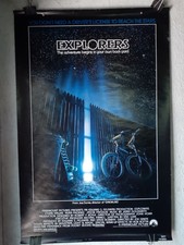 Explorers 1985 Joe Dante Ethan Hawke River Phoenix Eric Luke Video Poster Vg Ebay