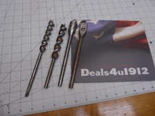 Stanley Adjustable Auger Bit Set All Made in the USA Good Pre Owned Condition