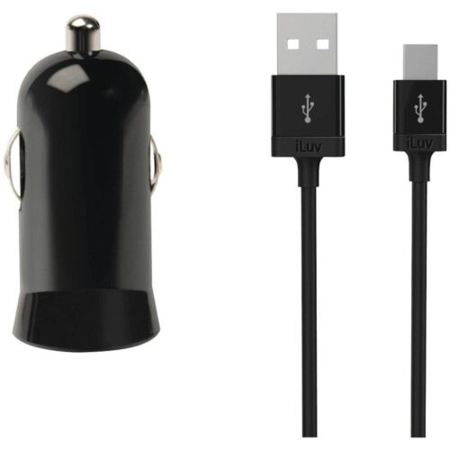 iLuv USB to Micro USB Car Charger with Sync iPhone Android - Afbeelding 1 van 1