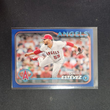 2024 Topps series 2 Blue Parallel #634 Carlos Estevez Angels    L31