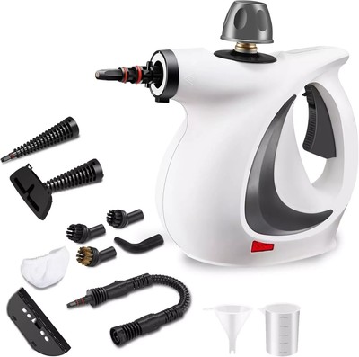 Handheld Steam Cleaner, Portable Steamer with Large Capacity,11-Piece Accessory