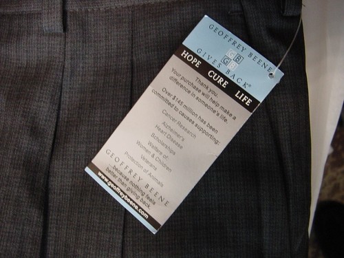NWT - GEOFFREY BEENE TRADITIONAL FIT PANTS CHARCOAL - MEN'S SIZE 36x30 - Picture 3 of 8