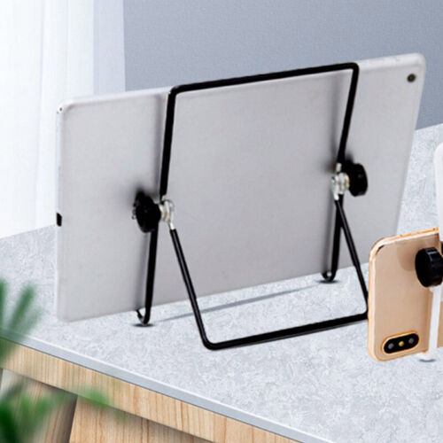 Foldable Adjustable Phone Tablet Stand Desktop Holder Mount Adjustable Desk  _ha - Picture 1 of 10