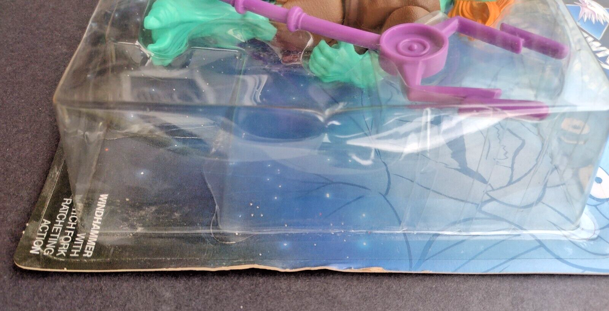 Vintage 1987 Kenner Silverhawks Windhammer with Tuning Fork