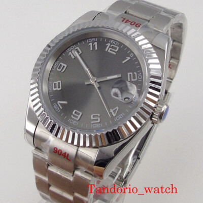 Bliger 40mm Autoamtic Watch MIYOTA 8215 PT5000 Sapphire Crystal Date Oyster 