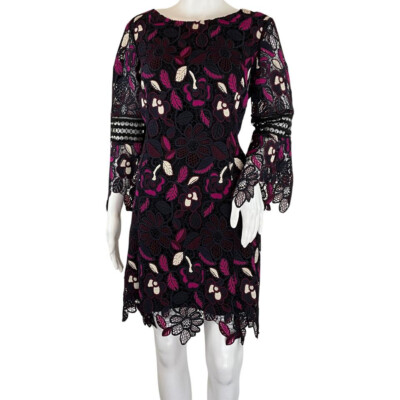 Karen Millen Floral Lace Mini Dress - Multi