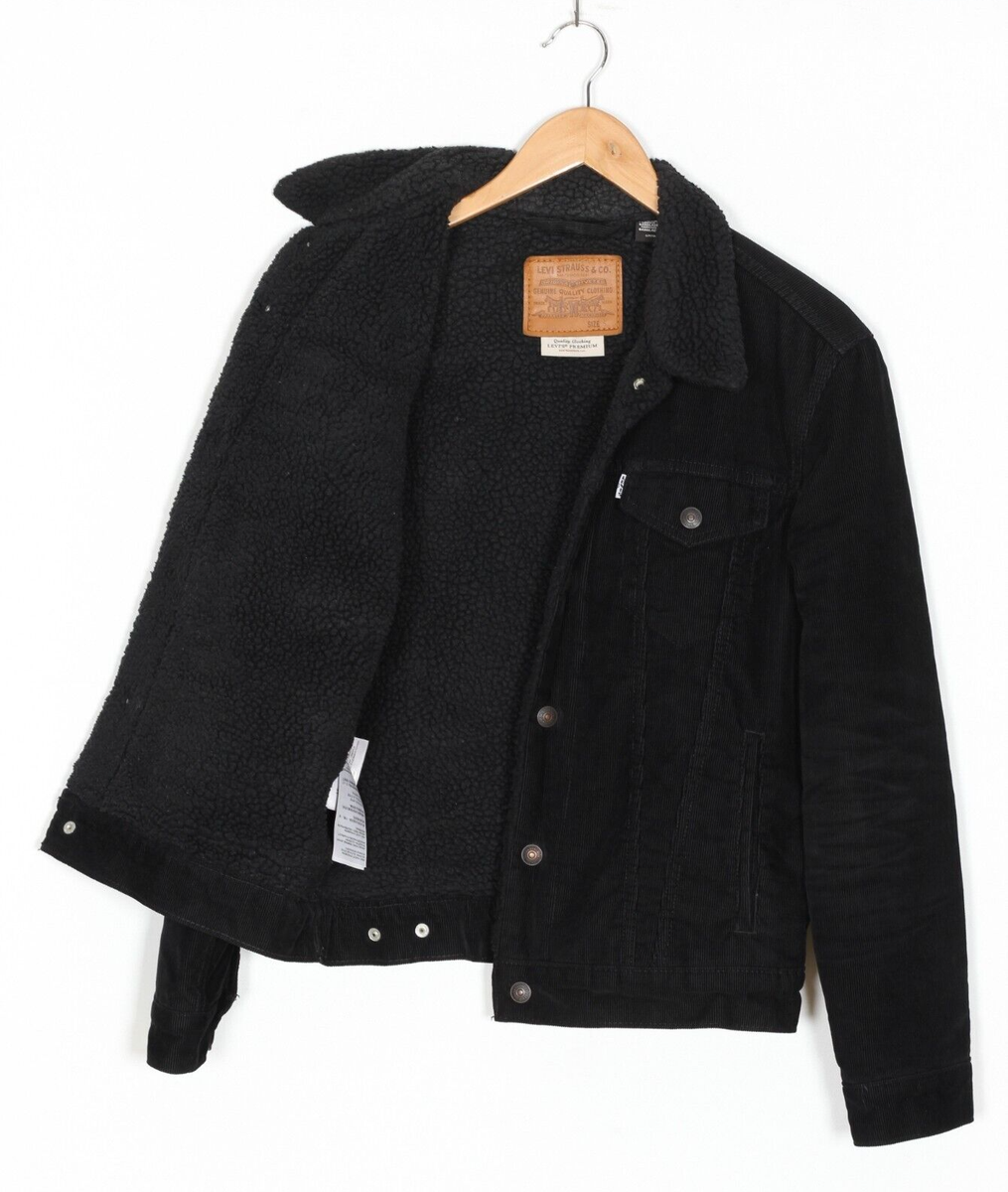 LEVI'S PREMIUM Big E Type III Corduroy Sherpa Trucker Jacket Men