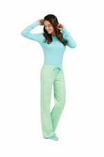 NEW WOMEN MED COUTURE SIGNATURE NURSING SCRUB PANTS 8705 PARADISE BLUE CRUSH