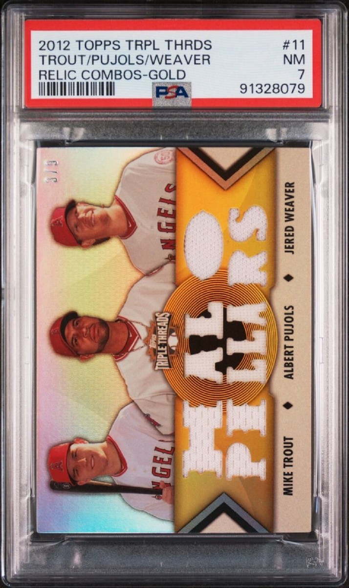 TROUT/OHTANI/PUJOLS RELIC COMBOS