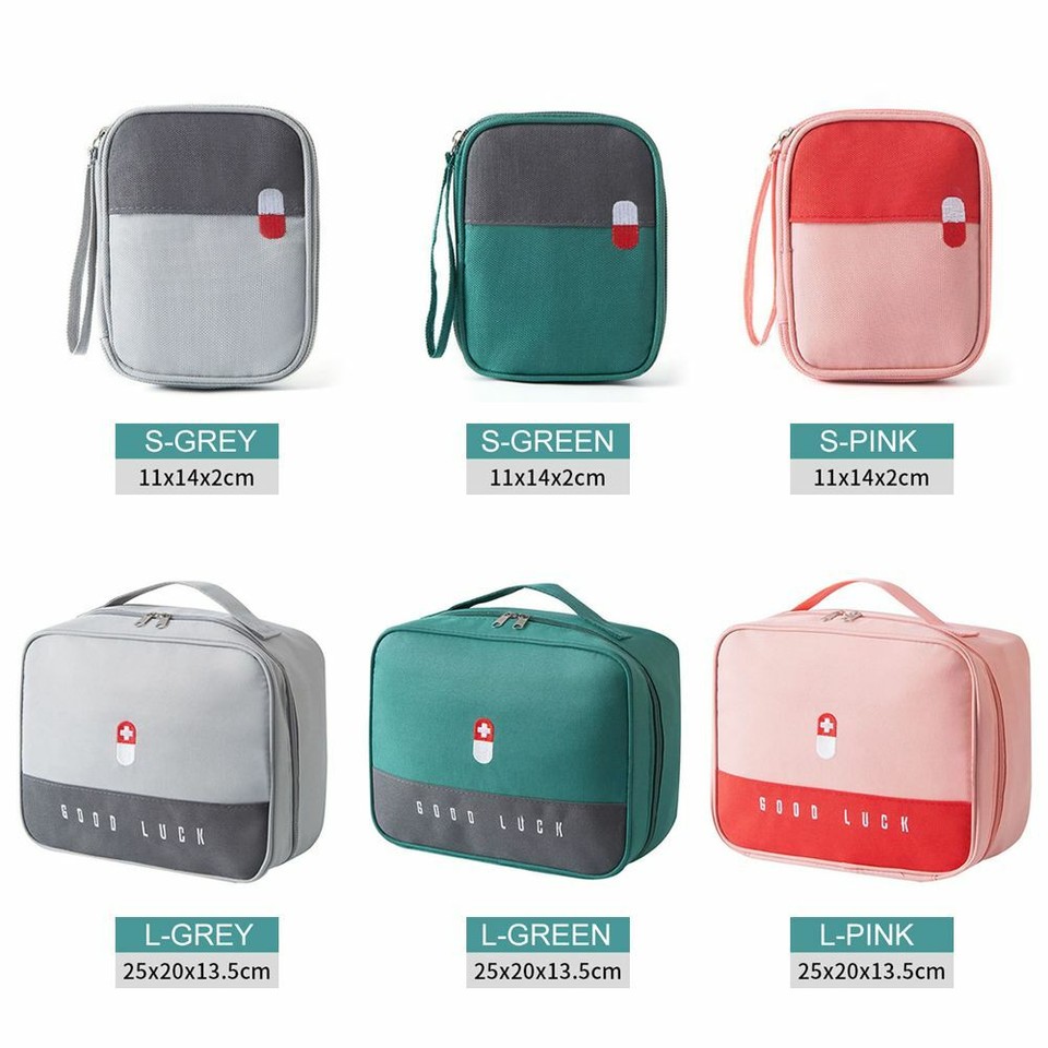 Survival Box Car First Aid Kit Cosmetic Organizer Medicine Case First