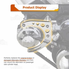 Billet Aluminum Alternator Bracket For Big Block Chevy 396 427 454 BBC EWP LWP