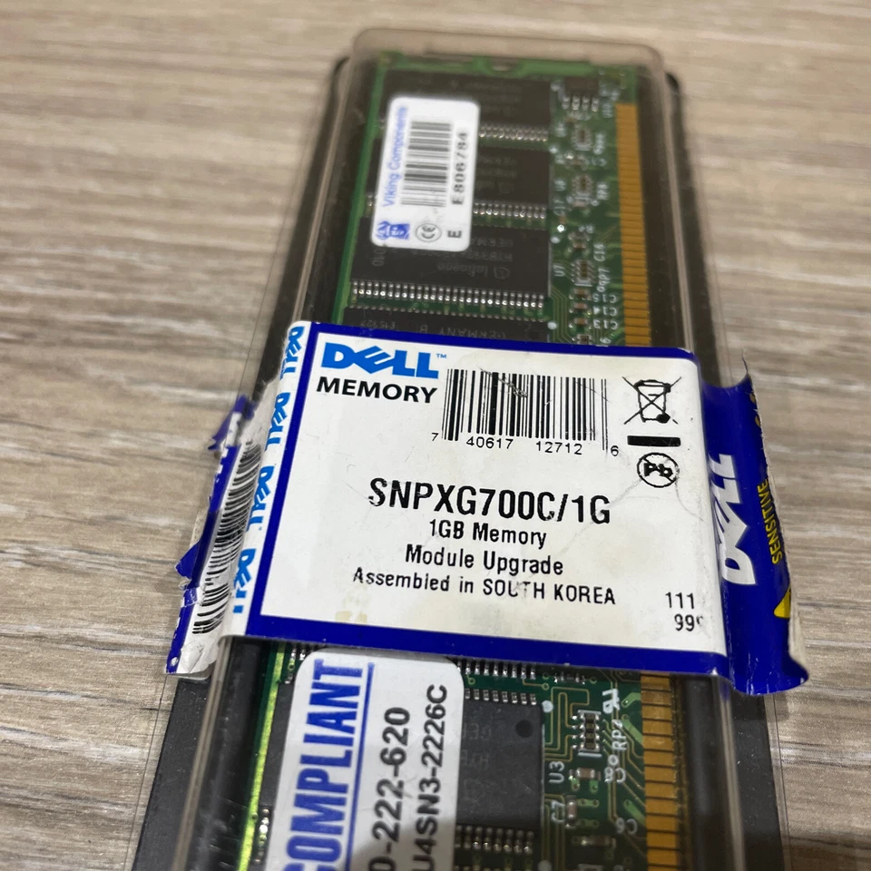 SNPXG700C/1G - Dell - 1GB Memory - Module Upgrade - Unused - Image 2 of 4