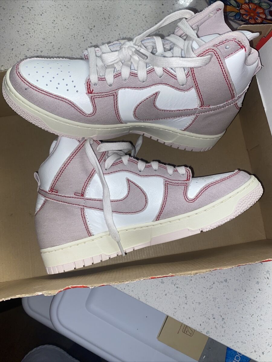 Size 8 - Nike Dunk High 1985 Pink Denim | eBay Size 8 - Nike Dunk High 1985 Pink Denim | eBay