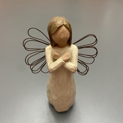 Willow Tree Angel Sign for Love Lordi 2003 Demdaco I Love You Collctble Figurine